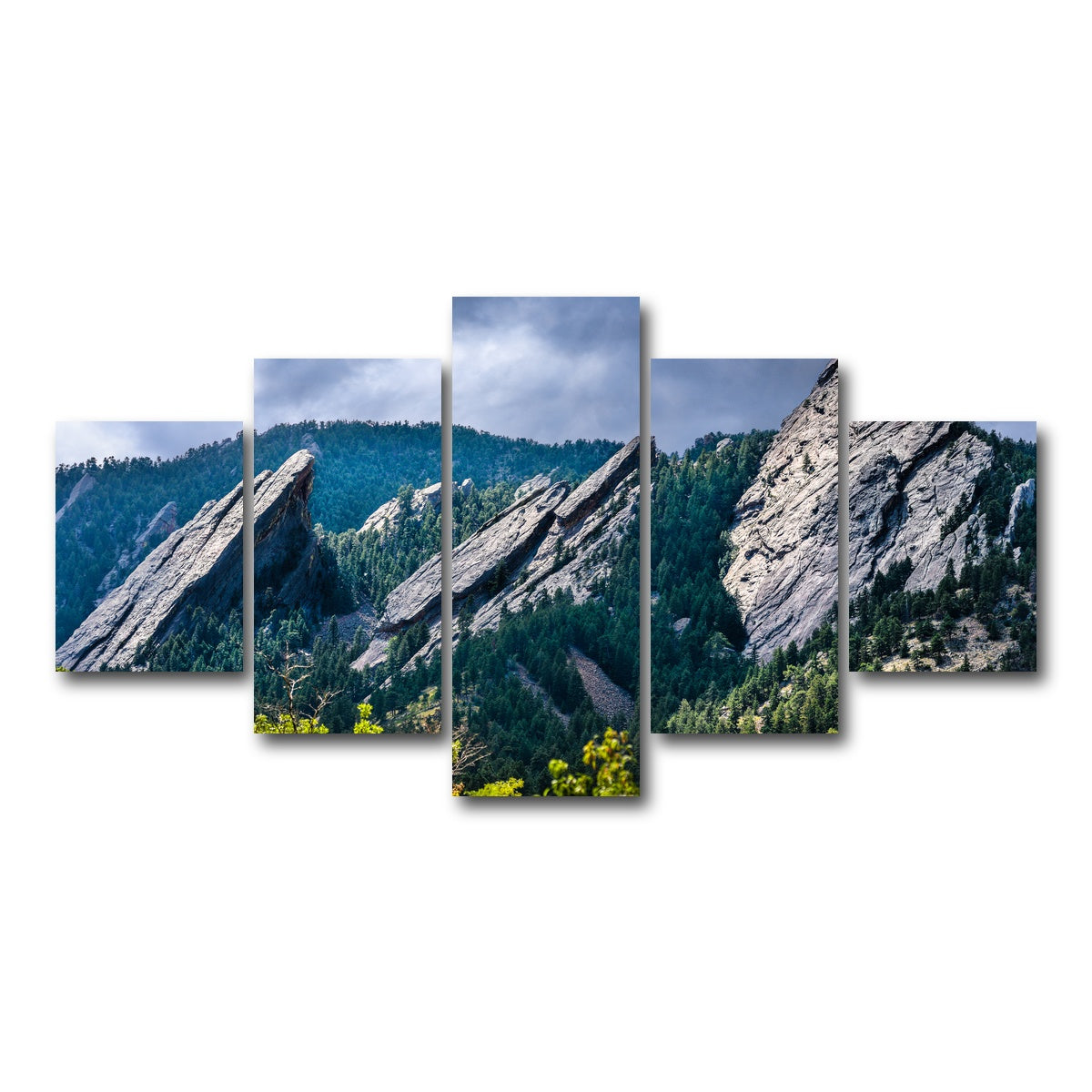 AUTO-MOCKUP WHITE | Majestic Flatirons | 5 Piece | Gallery Wrap Canvas | group=5_short