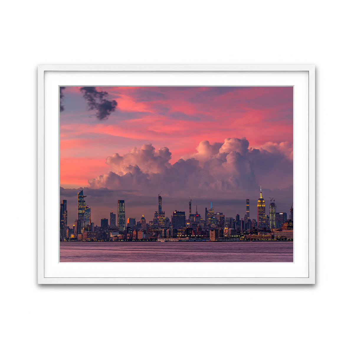 Framed Print 4x3 White