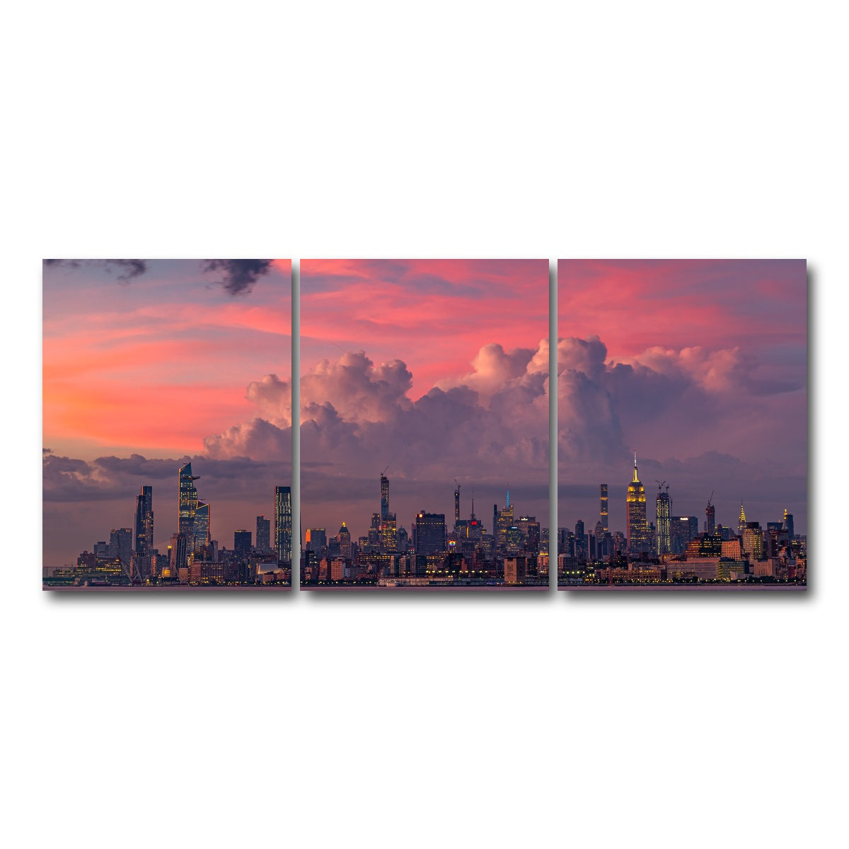 AUTO-MOCKUP WHITE | Majestic New York | 3 Piece | Gallery Wrap Canvas | group=18x24