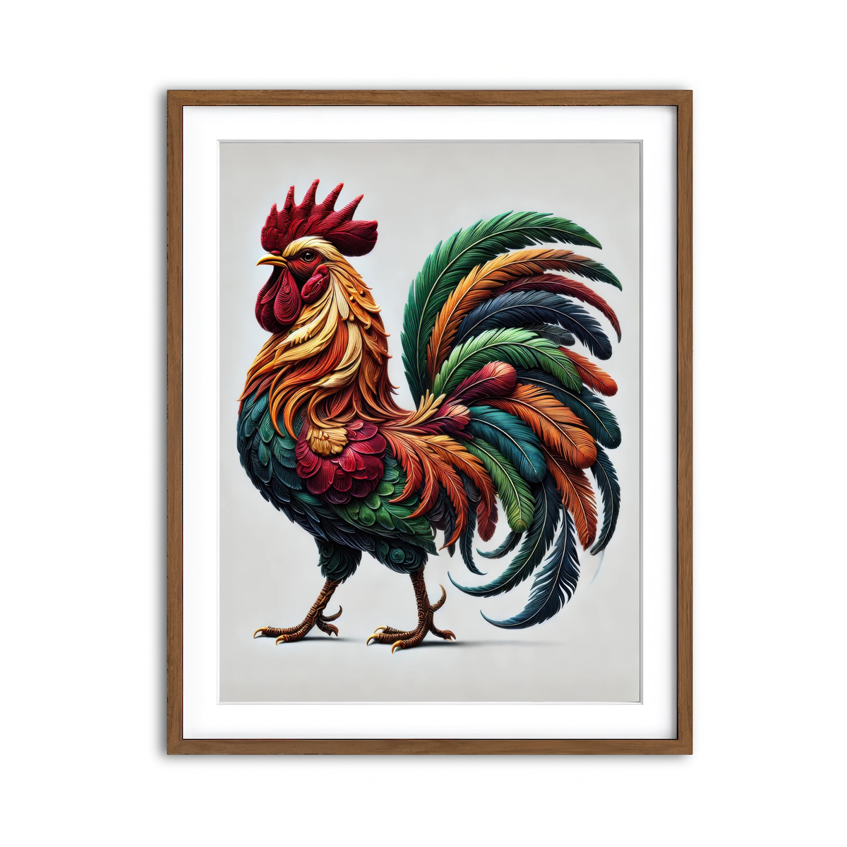 Framed Print 3x4 Walnut