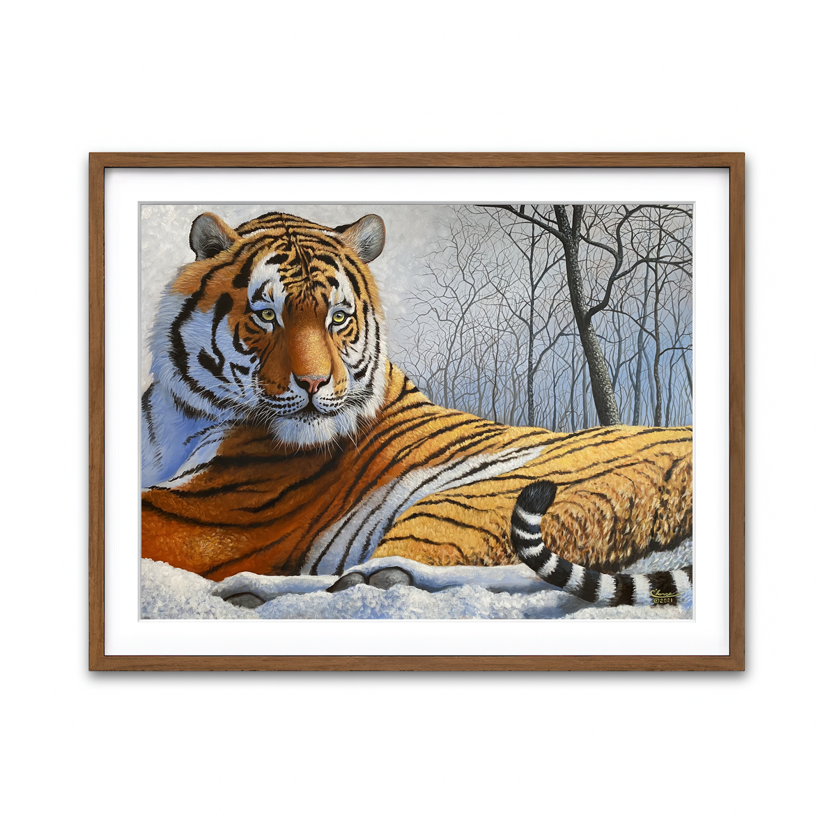 Framed Print 4x3 Walnut