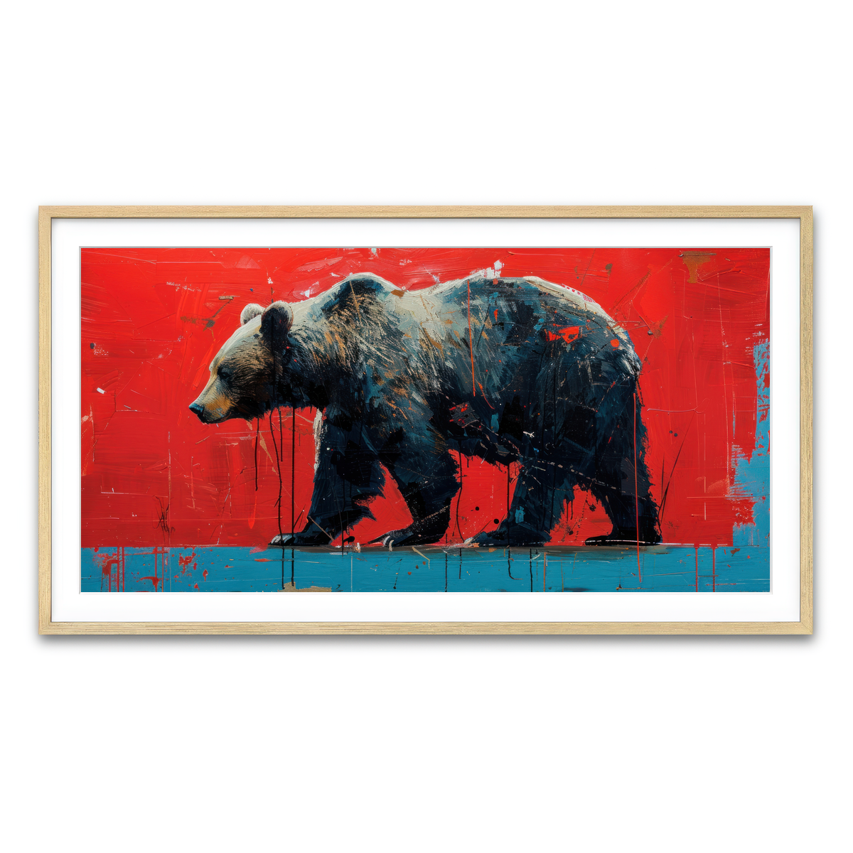 Framed Print 2x1 Natural