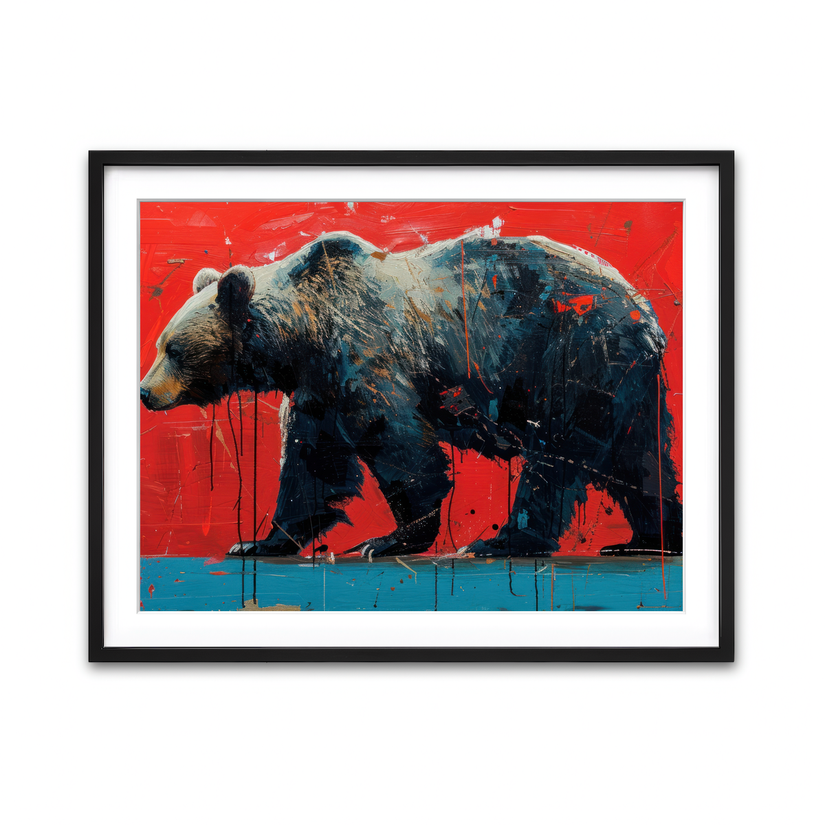 Framed Print 4x3 Black
