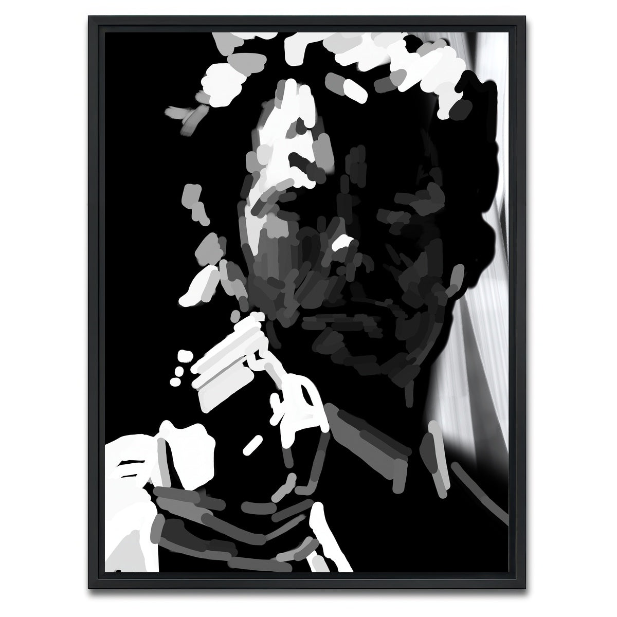 AUTO-MOCKUP WHITE | Make My Day | 1 Piece | Black Framed Canvas | group=3x4