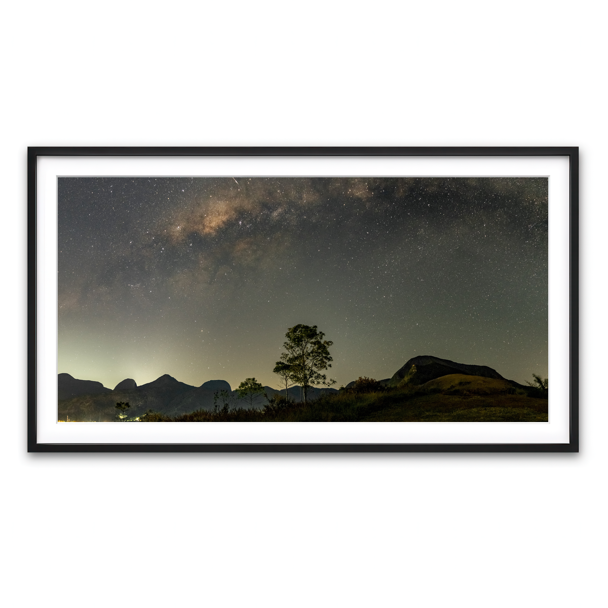 Framed Print 2x1 Black