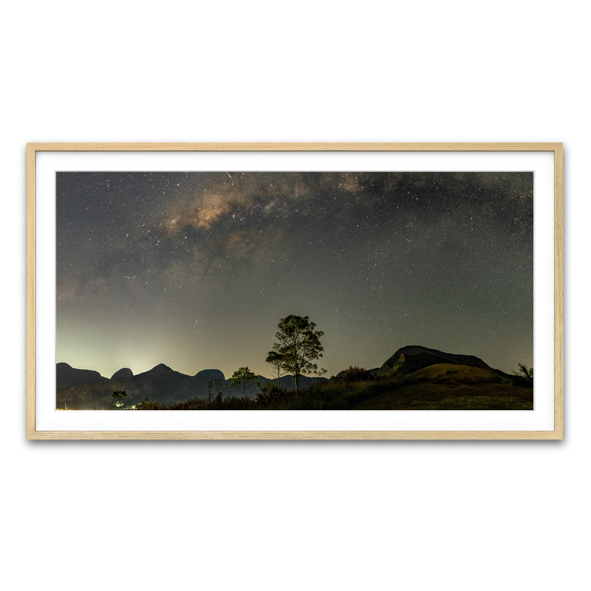 Framed Print 2x1 Natural