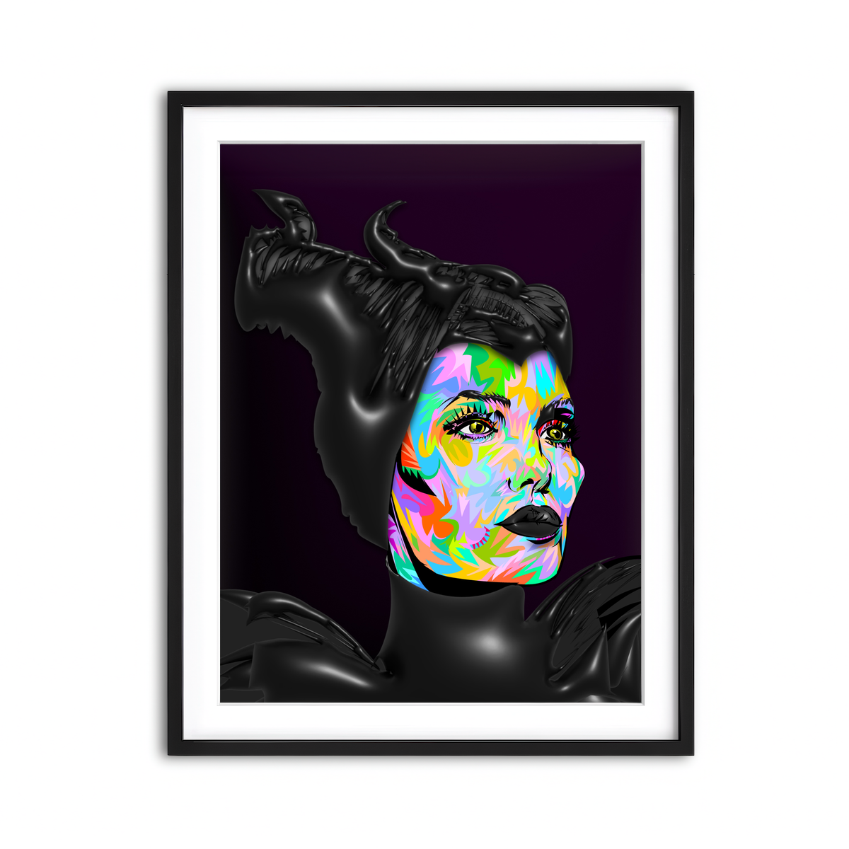 Framed Print 3x4 Black