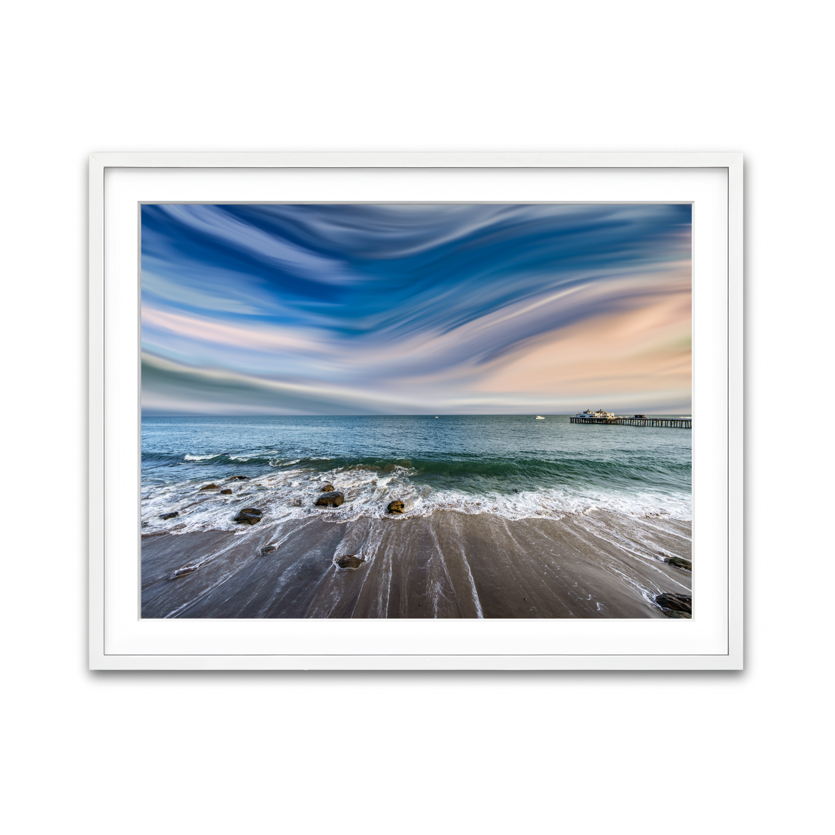 Framed Print 4x3 White