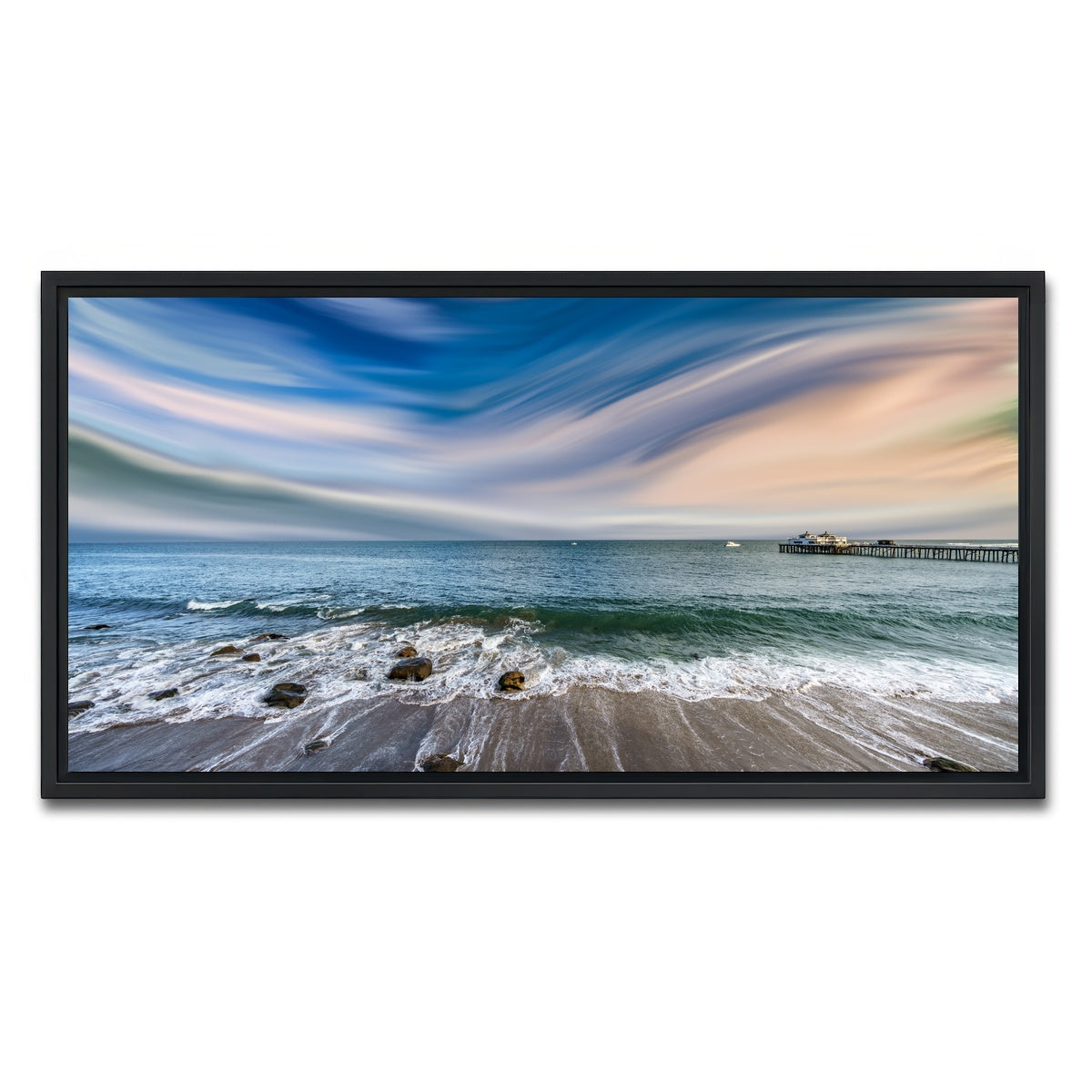 AUTO-MOCKUP WHITE | Malibu of My Dreams | 1 Piece | Black Framed Canvas | group=2x1