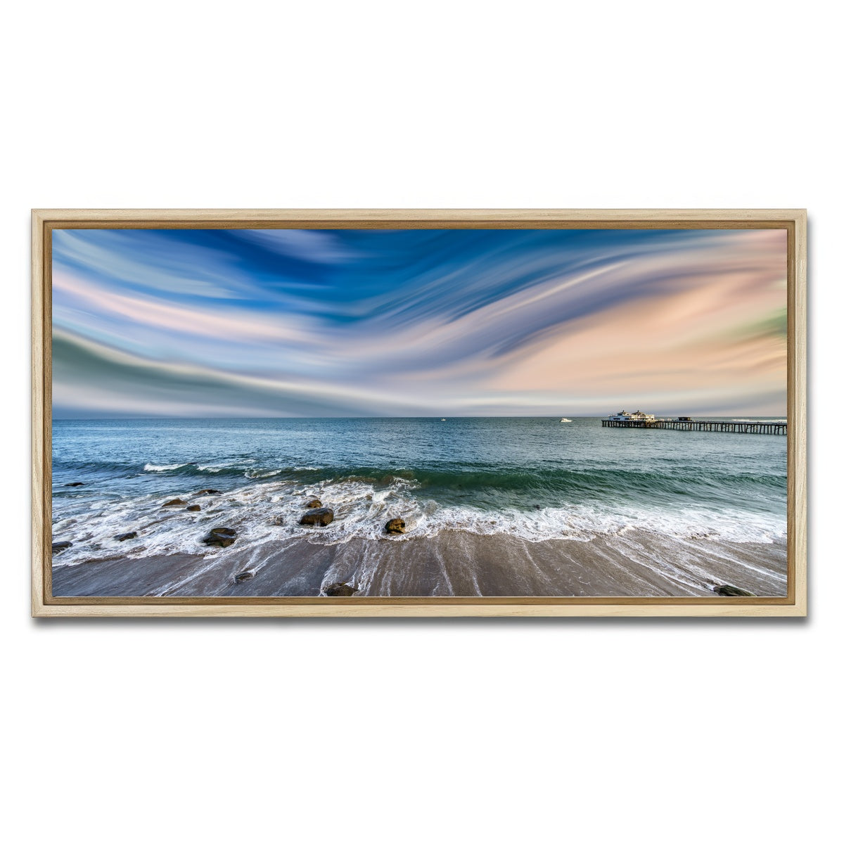 AUTO-MOCKUP WHITE | Malibu of My Dreams | 1 Piece | Natural Framed Canvas | group=2x1