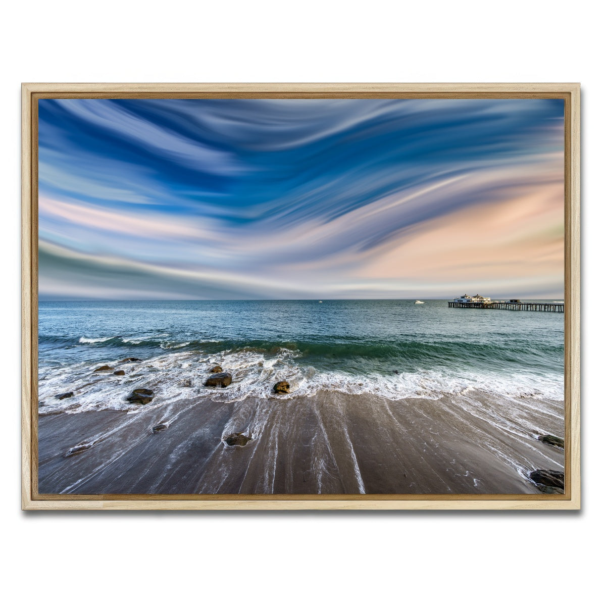 AUTO-MOCKUP WHITE | Malibu of My Dreams | 1 Piece | Natural Framed Canvas | group=4x3