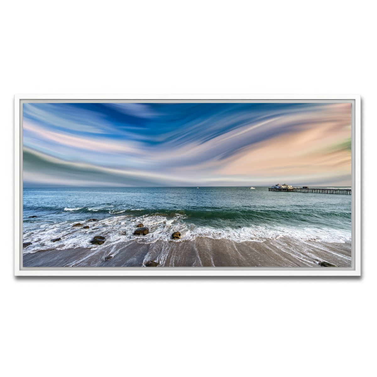 AUTO-MOCKUP WHITE | Malibu of My Dreams | 1 Piece | White Framed Canvas | group=2x1