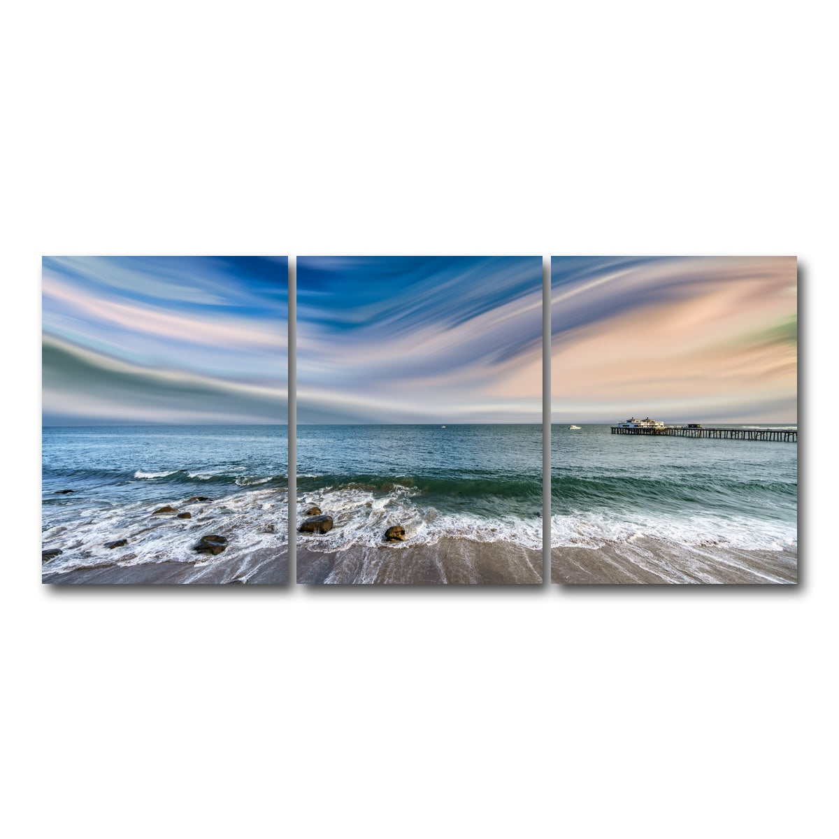 AUTO-MOCKUP WHITE | Malibu of My Dreams | 3 Piece | Gallery Wrap Canvas | group=18x24