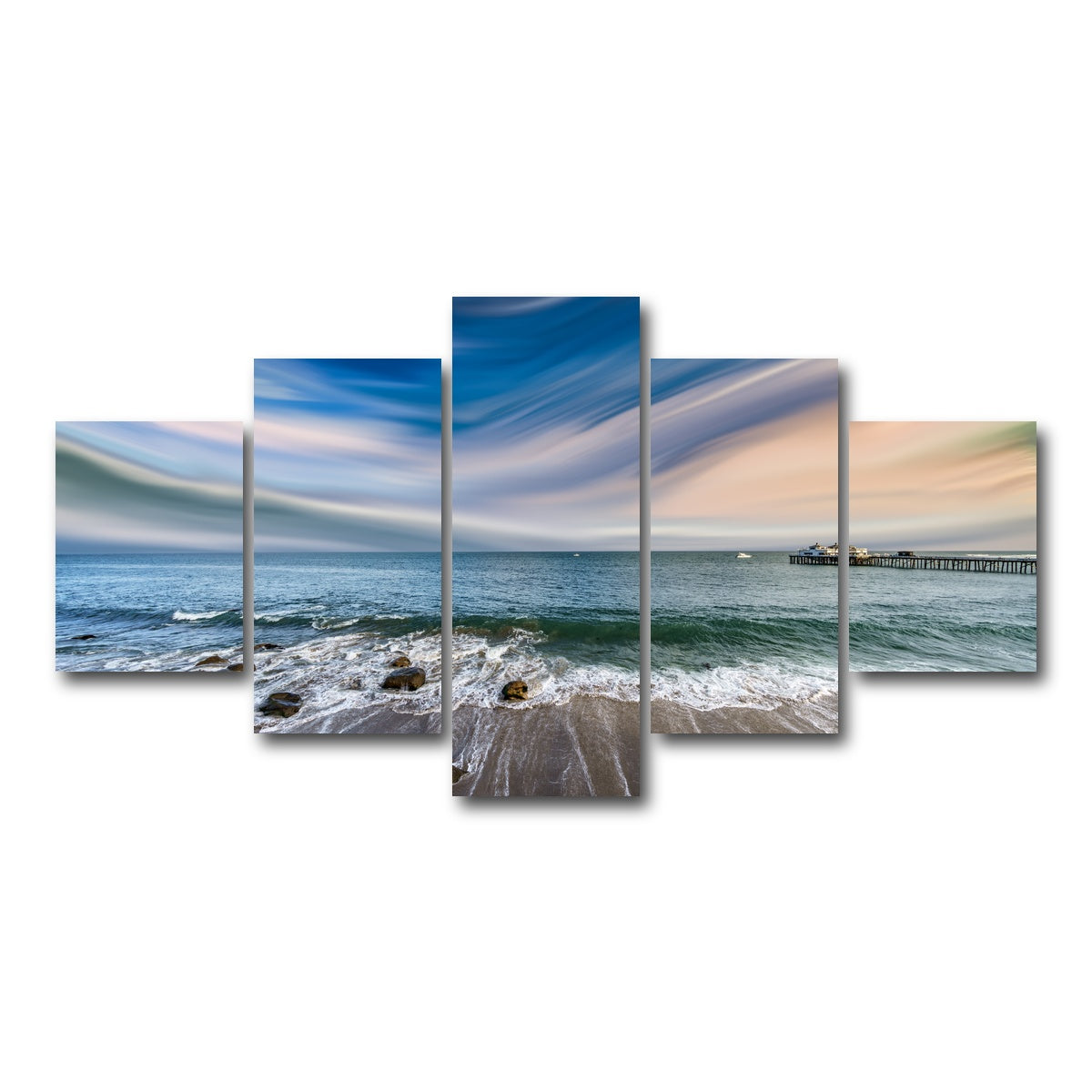AUTO-MOCKUP WHITE | Malibu of My Dreams | 5 Piece | Gallery Wrap Canvas | group=5_short