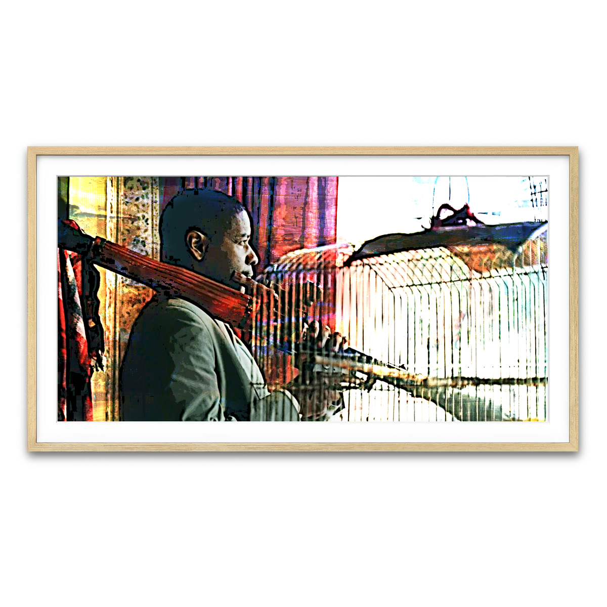 Framed Print 2x1 Natural