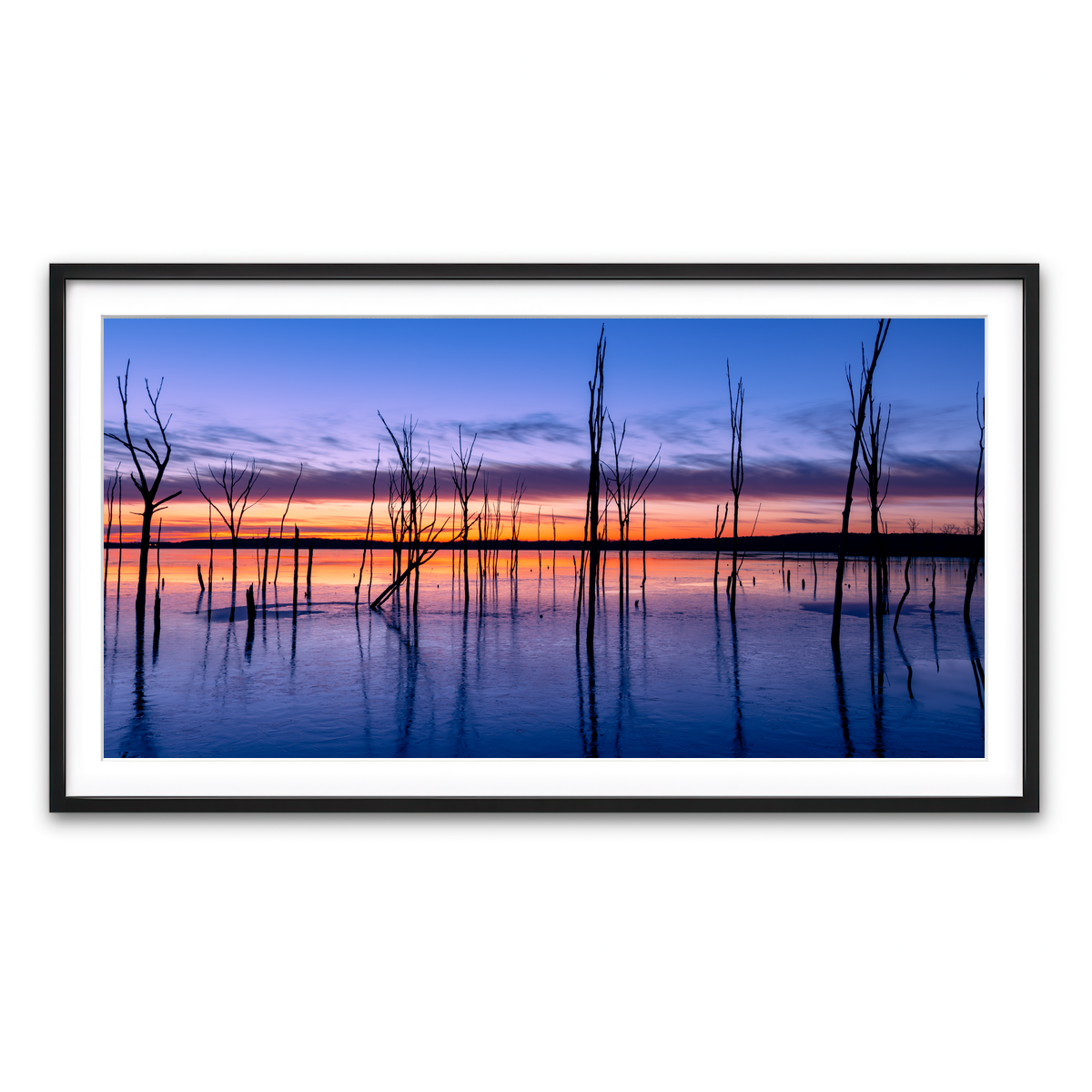 Framed Print 2x1 Black