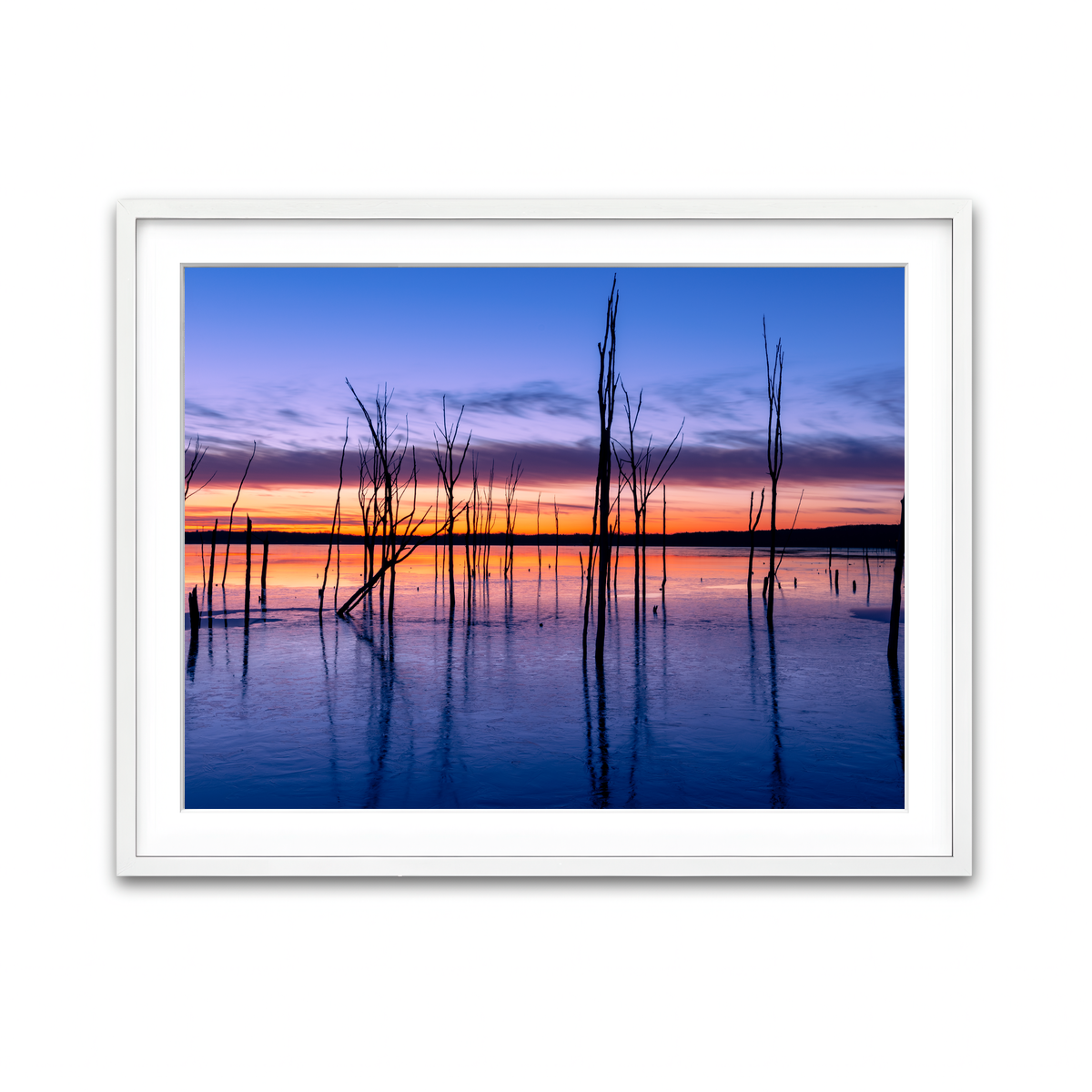 Framed Print 4x3 White