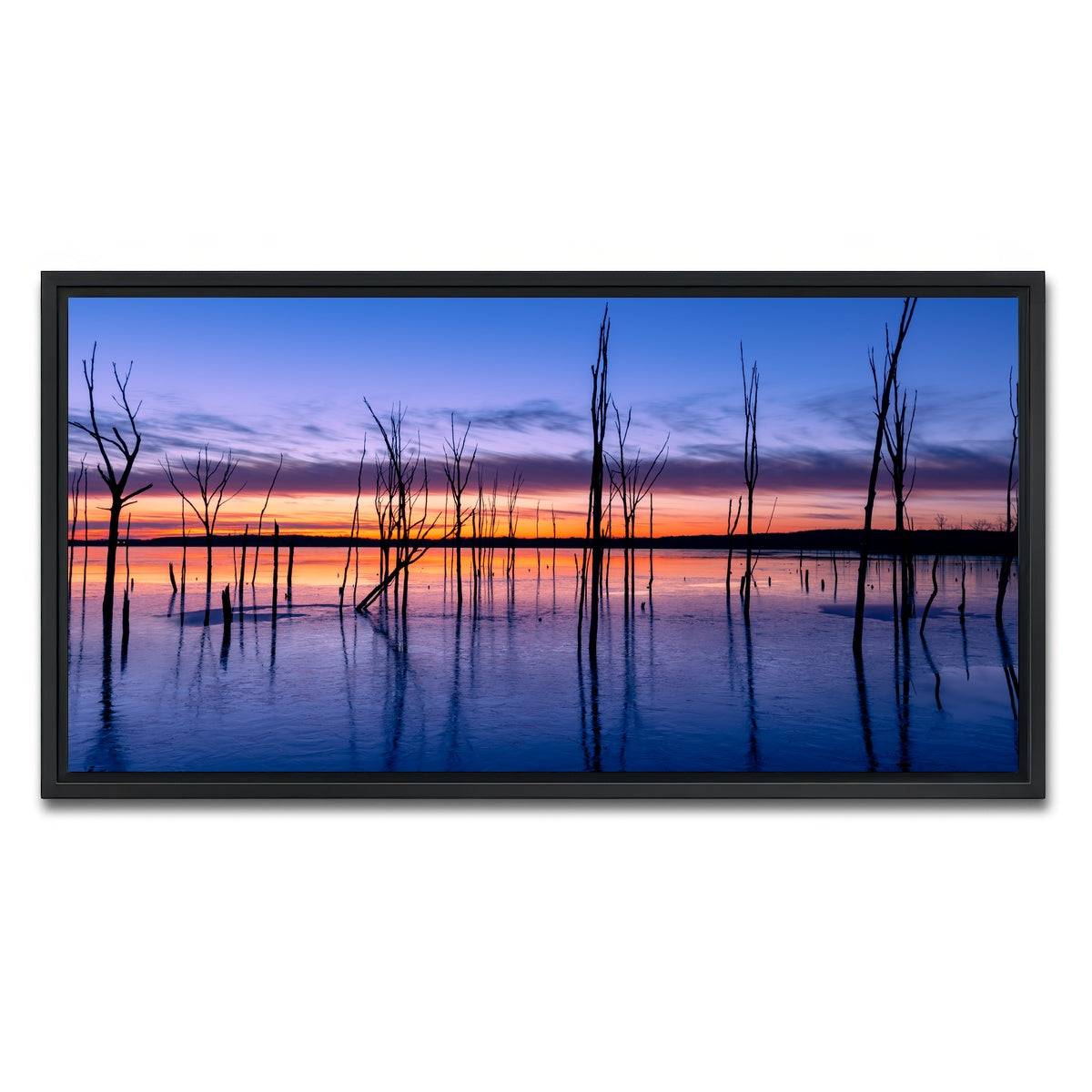AUTO-MOCKUP WHITE | Manasquan Reservoir | 1 Piece | Black Framed Canvas | group=2x1