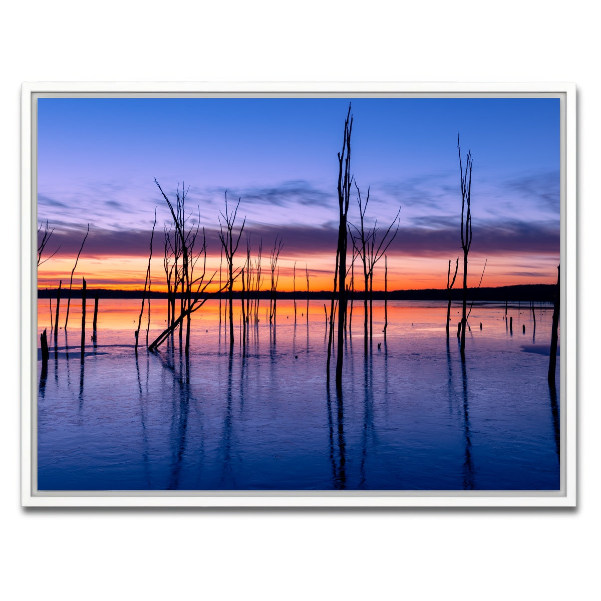 AUTO-MOCKUP WHITE | Manasquan Reservoir | 1 Piece | White Framed Canvas | group=4x3