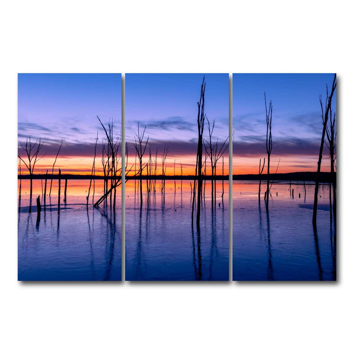 AUTO-MOCKUP WHITE | Manasquan Reservoir | 3 Piece | Gallery Wrap Canvas | group=12x24