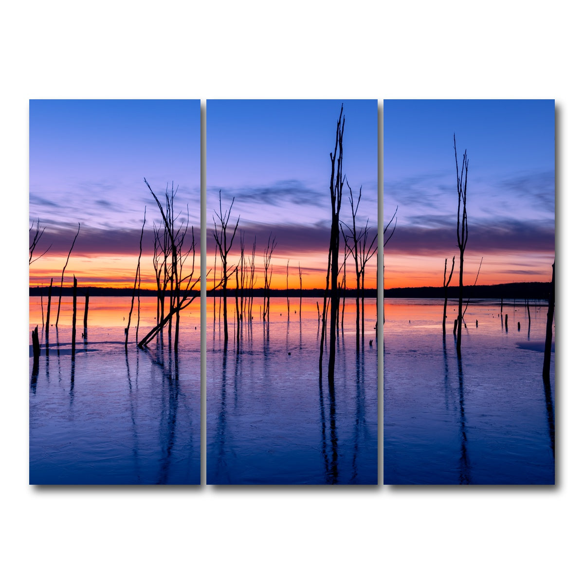 AUTO-MOCKUP WHITE | Manasquan Reservoir | 3 Piece | Gallery Wrap Canvas | group=8x18