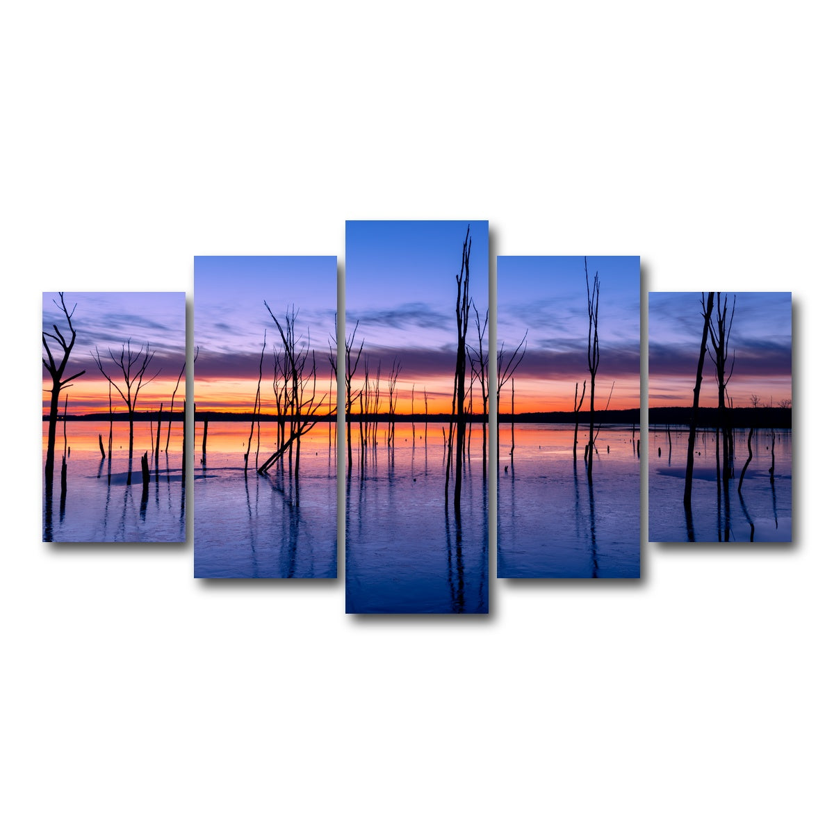 AUTO-MOCKUP WHITE | Manasquan Reservoir | 5 Piece | Gallery Wrap Canvas | group=5_normal