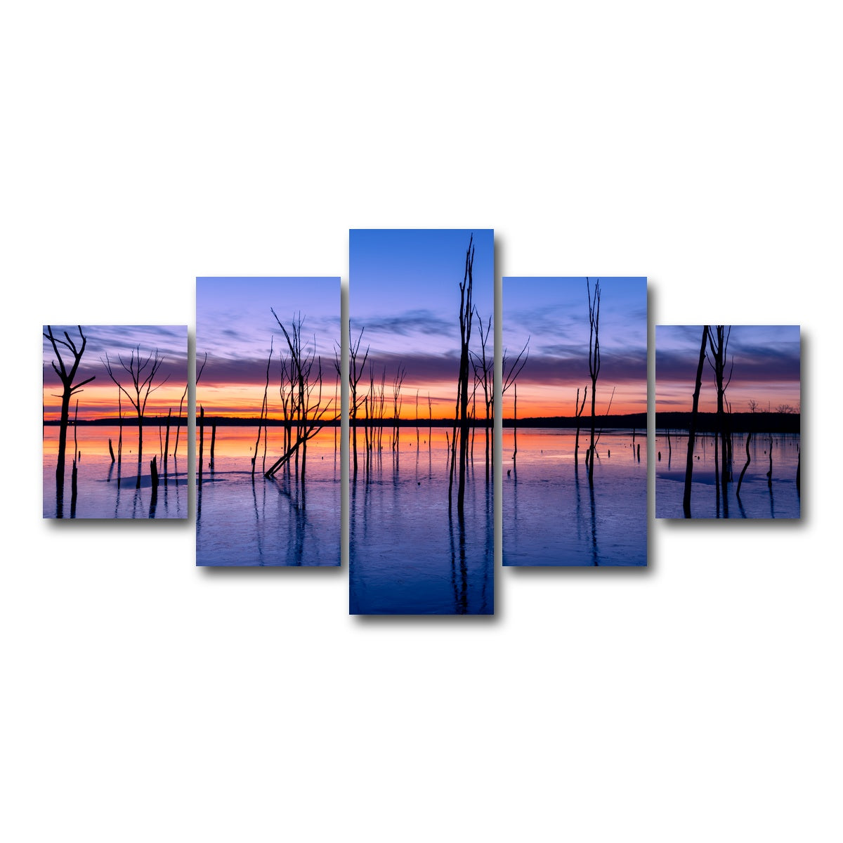 AUTO-MOCKUP WHITE | Manasquan Reservoir | 5 Piece | Gallery Wrap Canvas | group=5_short