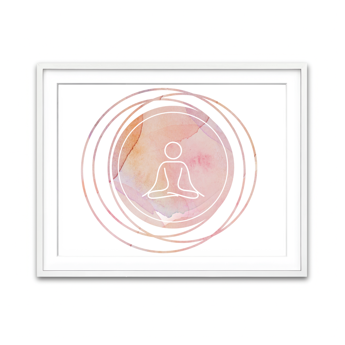 Framed Print 4x3 White