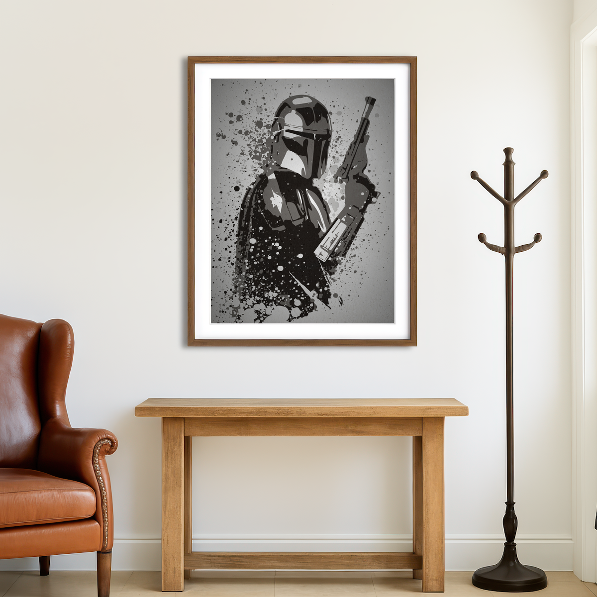 AUTO-MOCKUP ROOM | Mando Wall Art