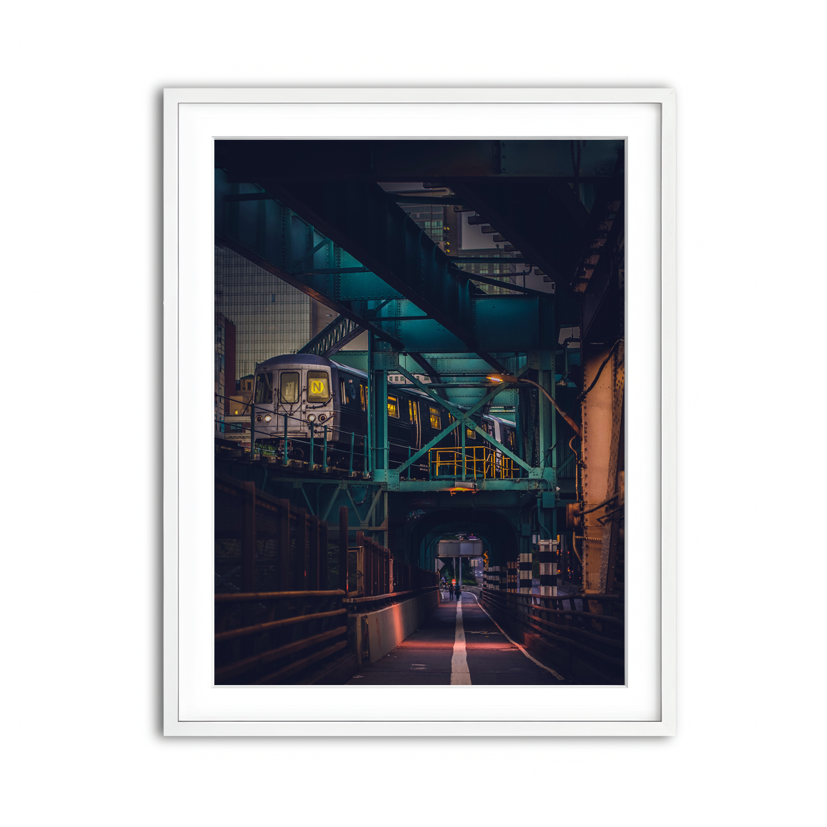 Framed Print 3x4 White
