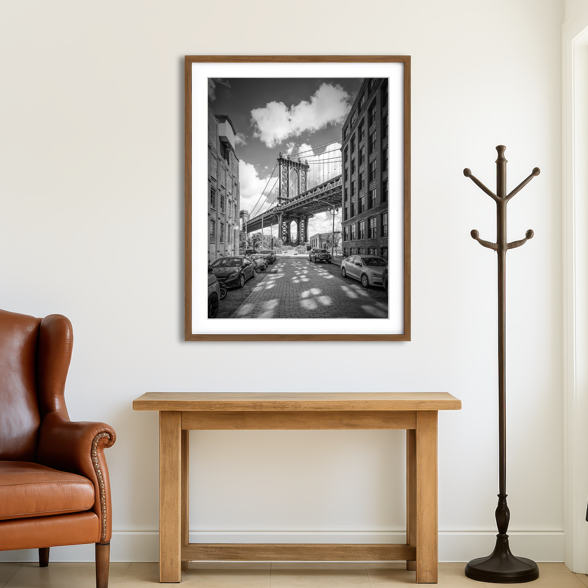 AUTO-MOCKUP ROOM | Manhattan Bridge Wall Art