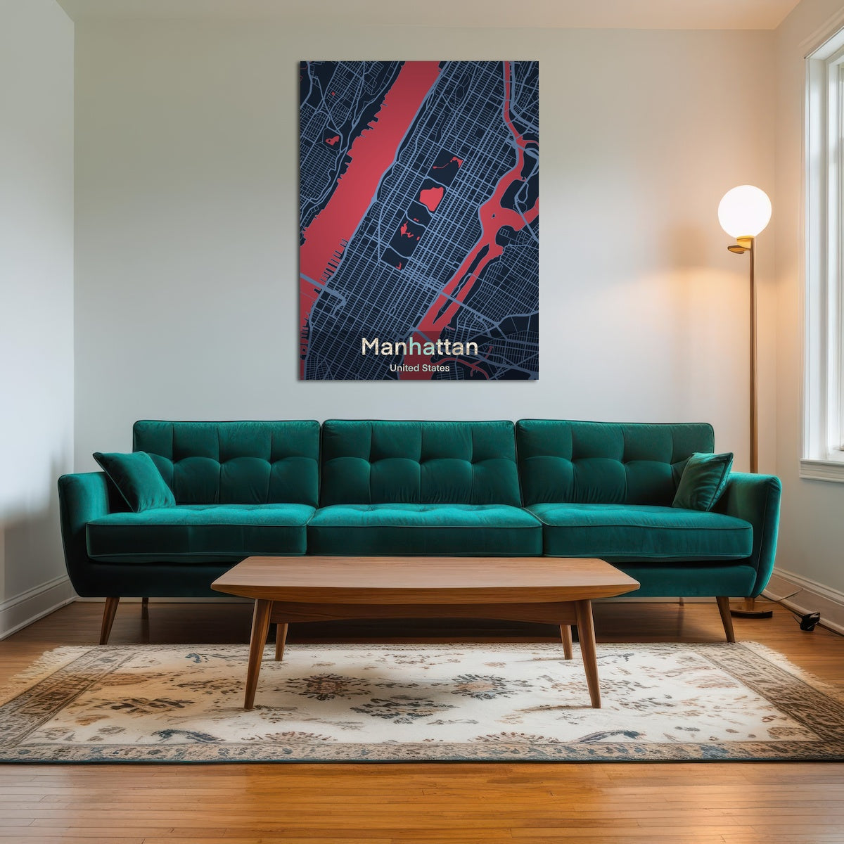 AUTO-MOCKUP ROOM | Manhattan Map