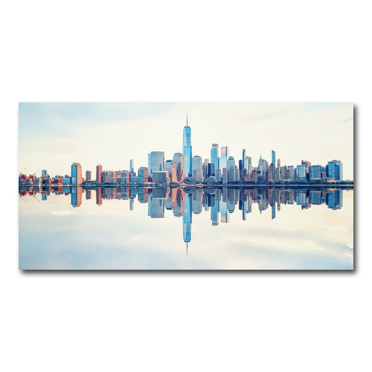 AUTO-MOCKUP WHITE | Manhattan Reflection | 1 Piece | Gallery Wrap Canvas | group=2x1