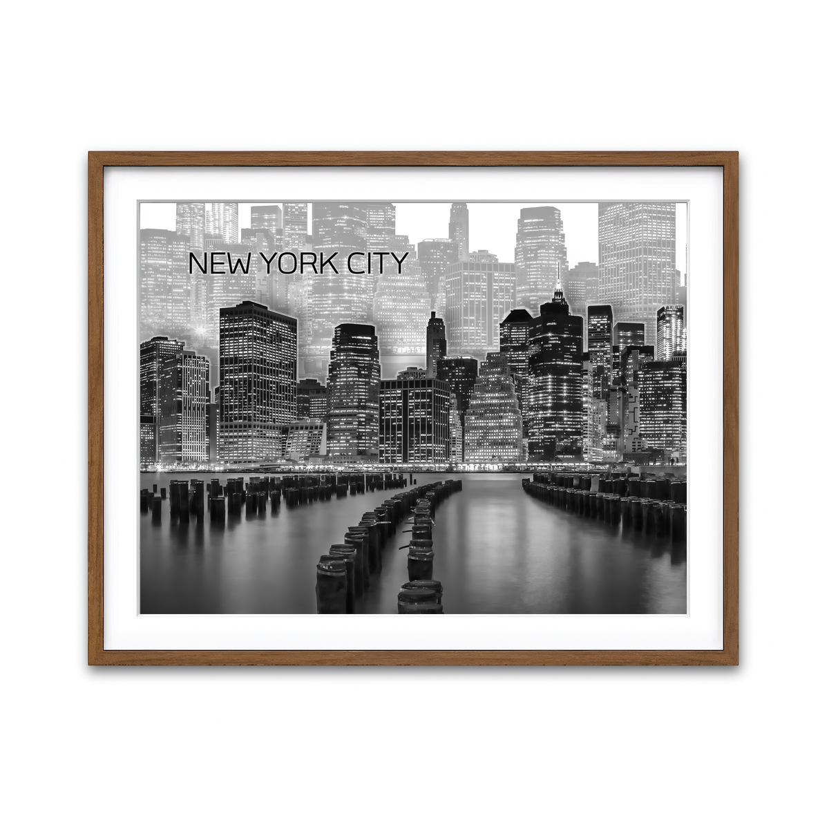 Framed Print 4x3 Walnut