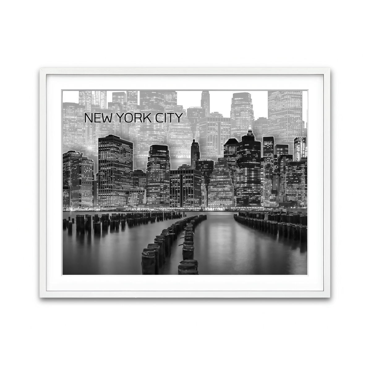 Framed Print 4x3 White