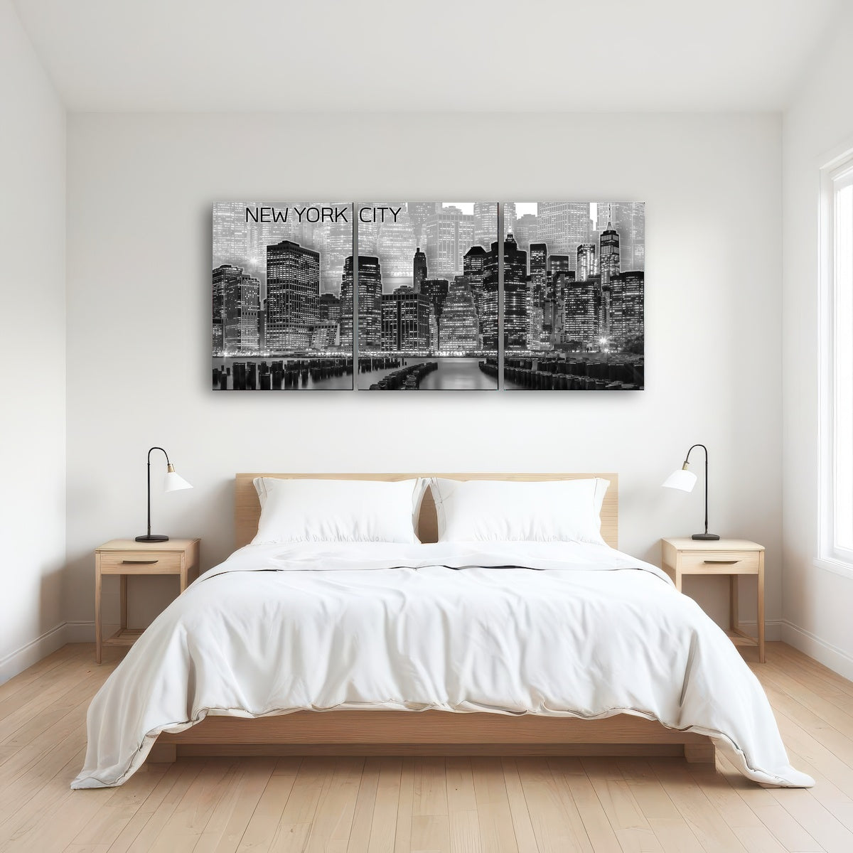 AUTO-MOCKUP ROOM | Manhattan Skyline Graphic Art