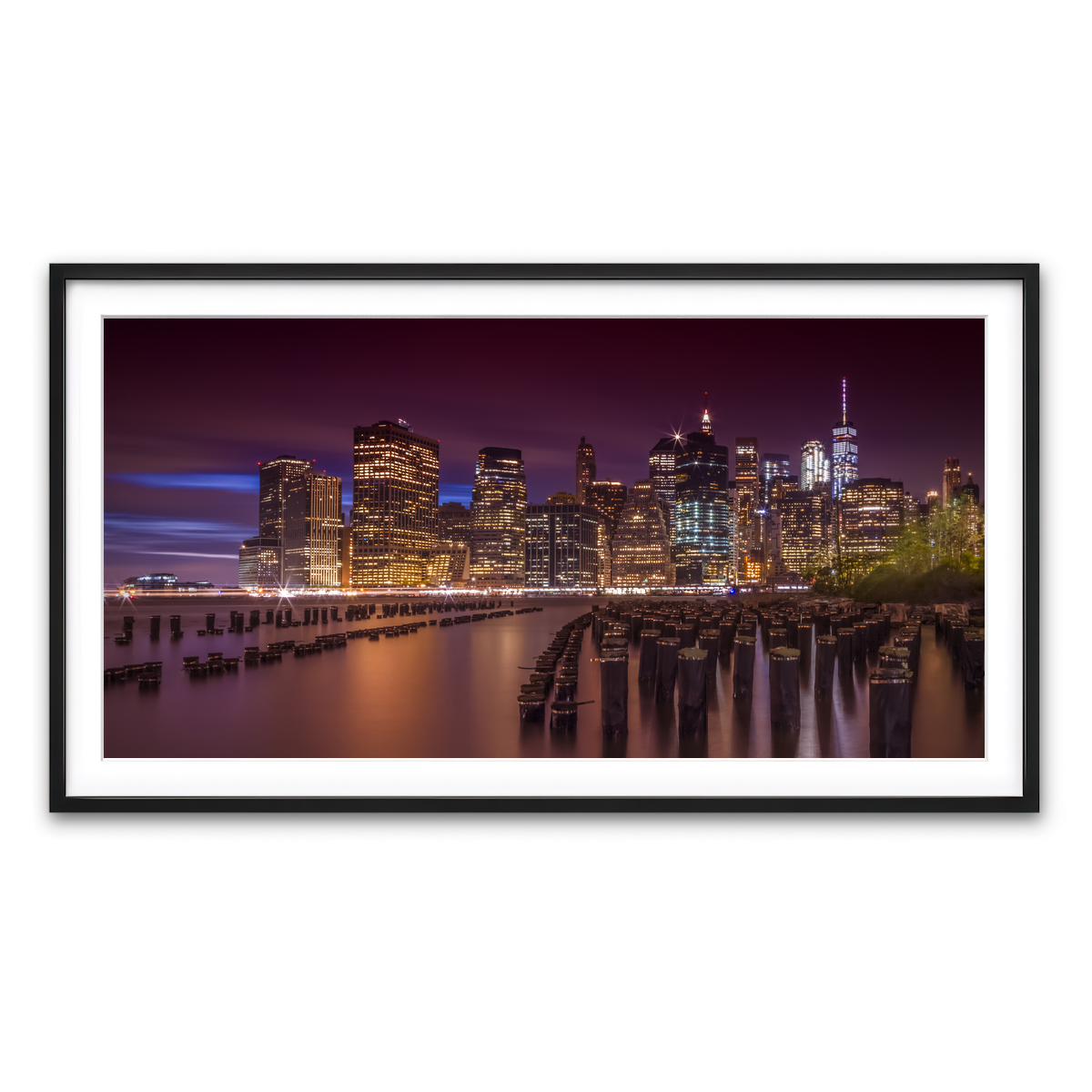 Framed Print 2x1 Black