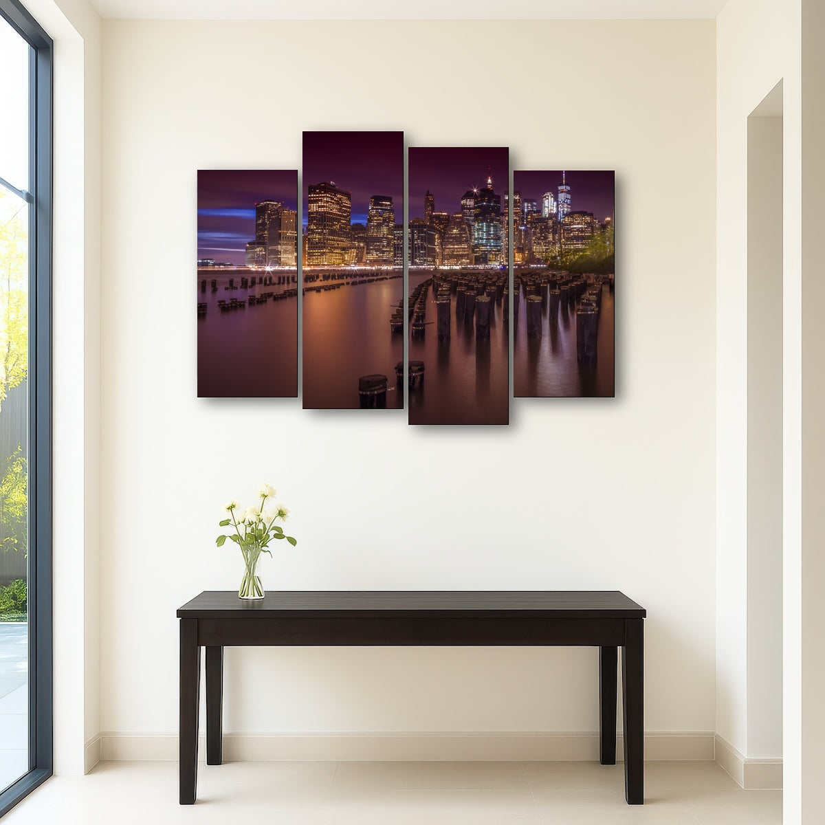 AUTO-MOCKUP ROOM | Manhattan Skyline at Sunset