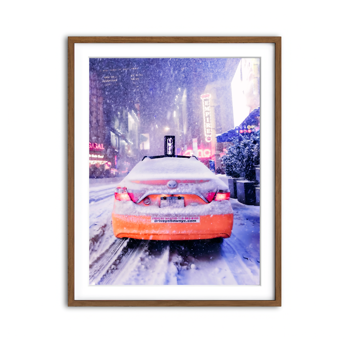 Framed Print 3x4 Walnut