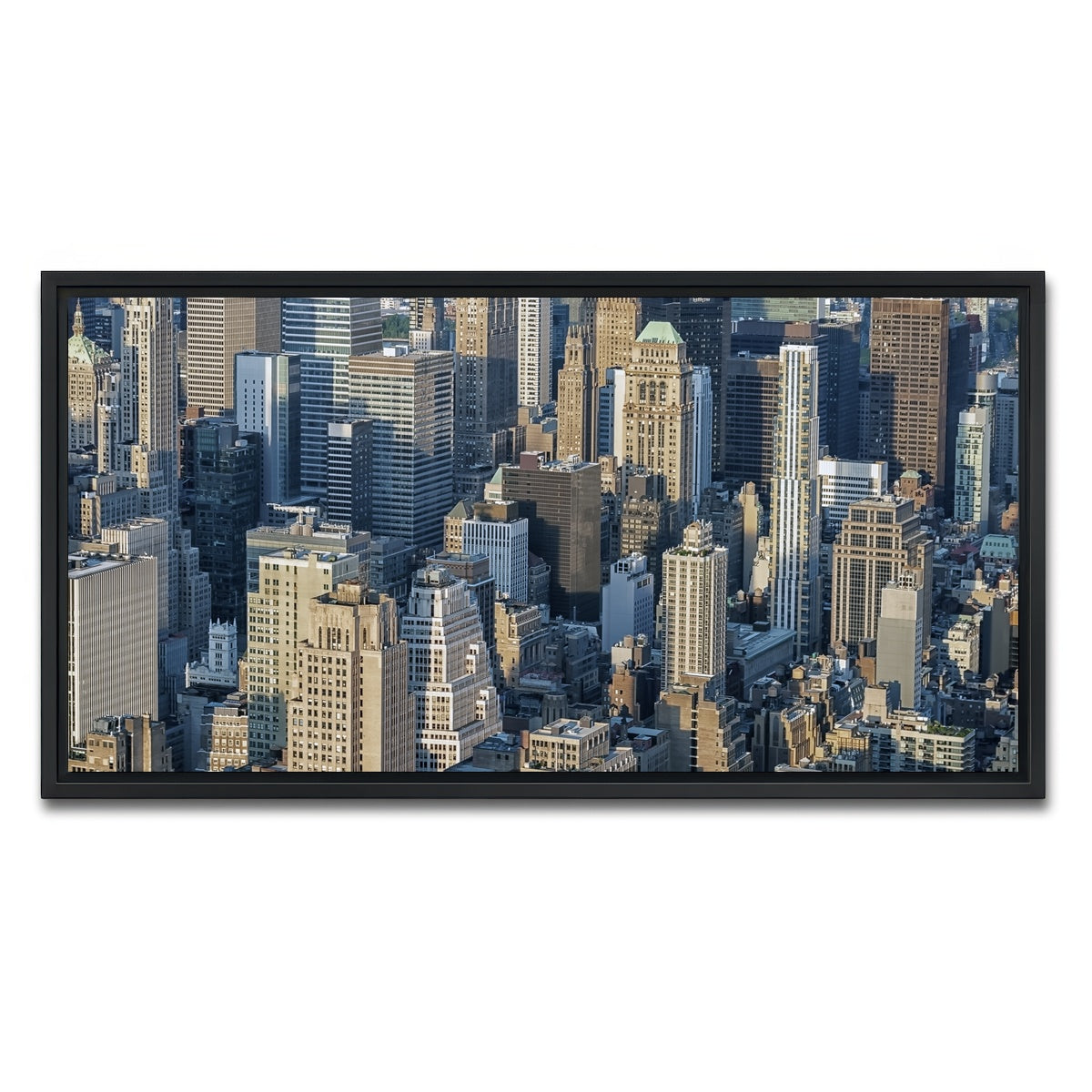 AUTO-MOCKUP WHITE | Manhattan | 1 Piece | Black Framed Canvas | group=2x1