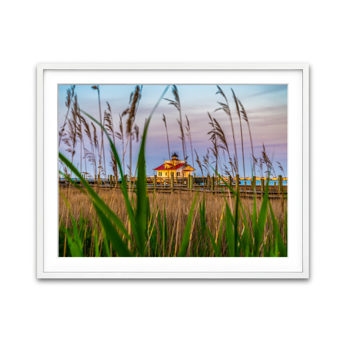 Framed Print 4x3 White