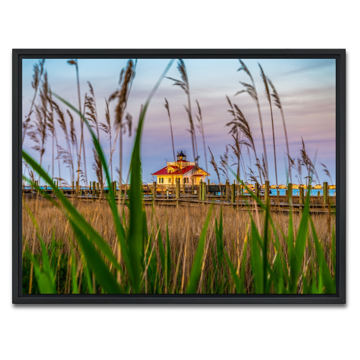 AUTO-MOCKUP WHITE | Manteo NC | 1 Piece | Black Framed Canvas | group=4x3