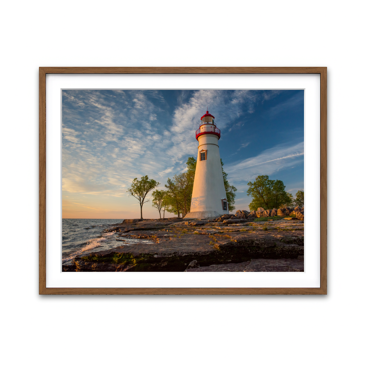 Framed Print 4x3 Walnut