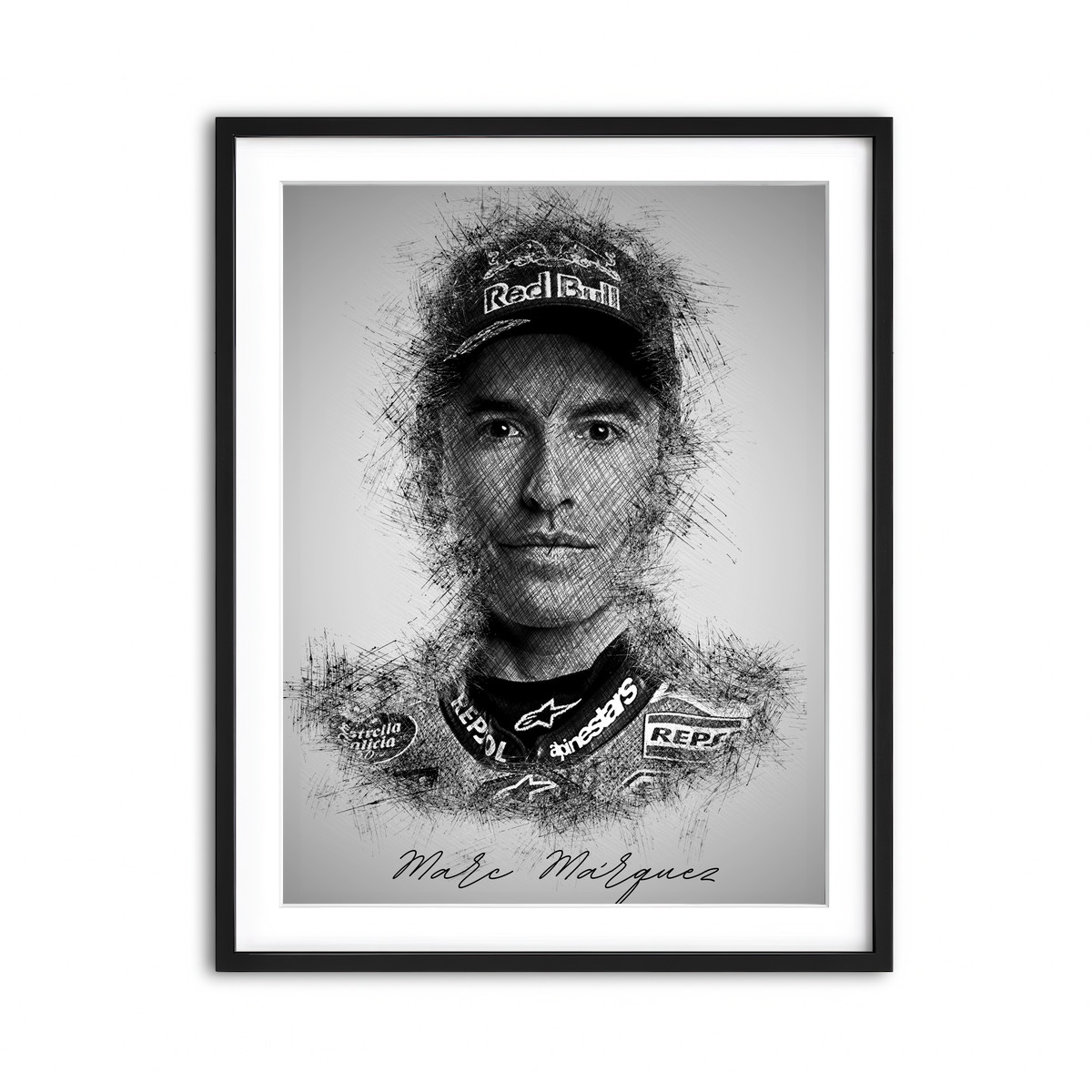 Framed Print 3x4 Black