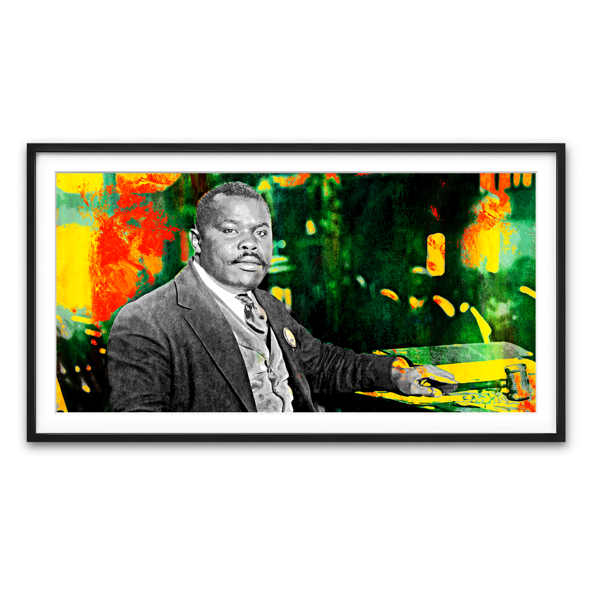 Framed Print 2x1 Black