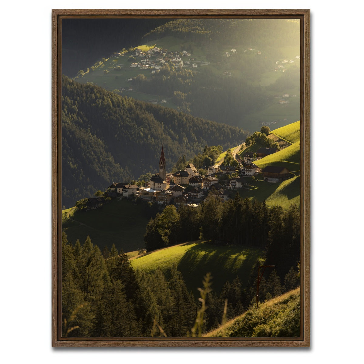 AUTO-MOCKUP WHITE | Marebbe | 1 Piece | Walnut Framed Canvas | group=3x4