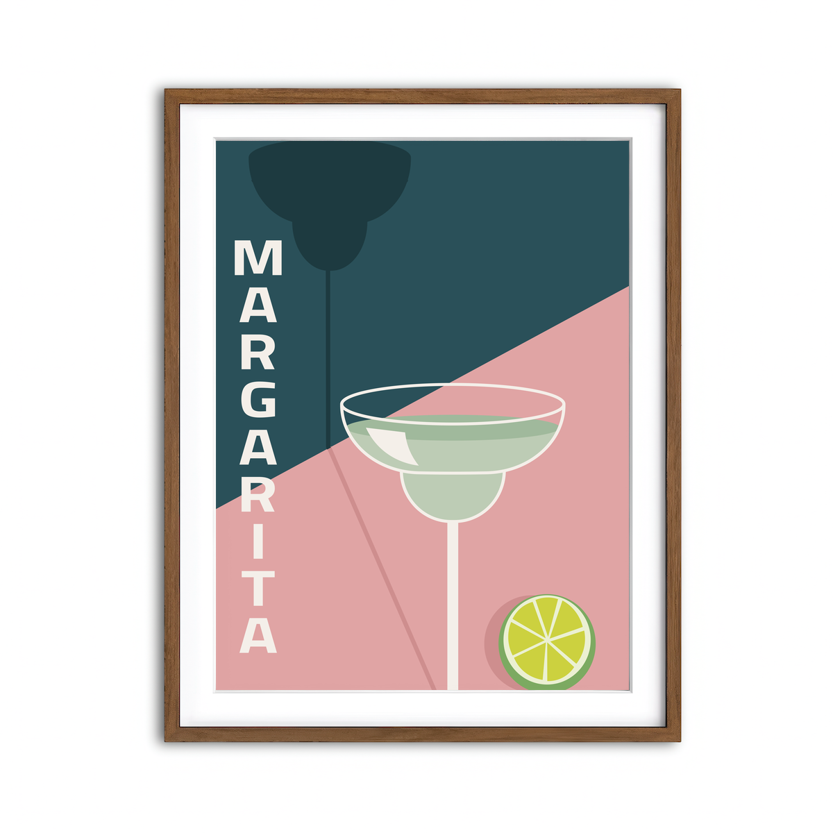 Framed Print 3x4 Walnut