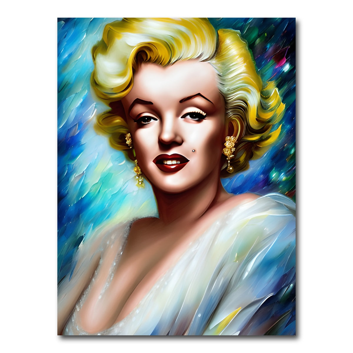 AUTO-MOCKUP WHITE | Marilyn Monroe | 1 Piece | Gallery Wrap Canvas | group=3x4