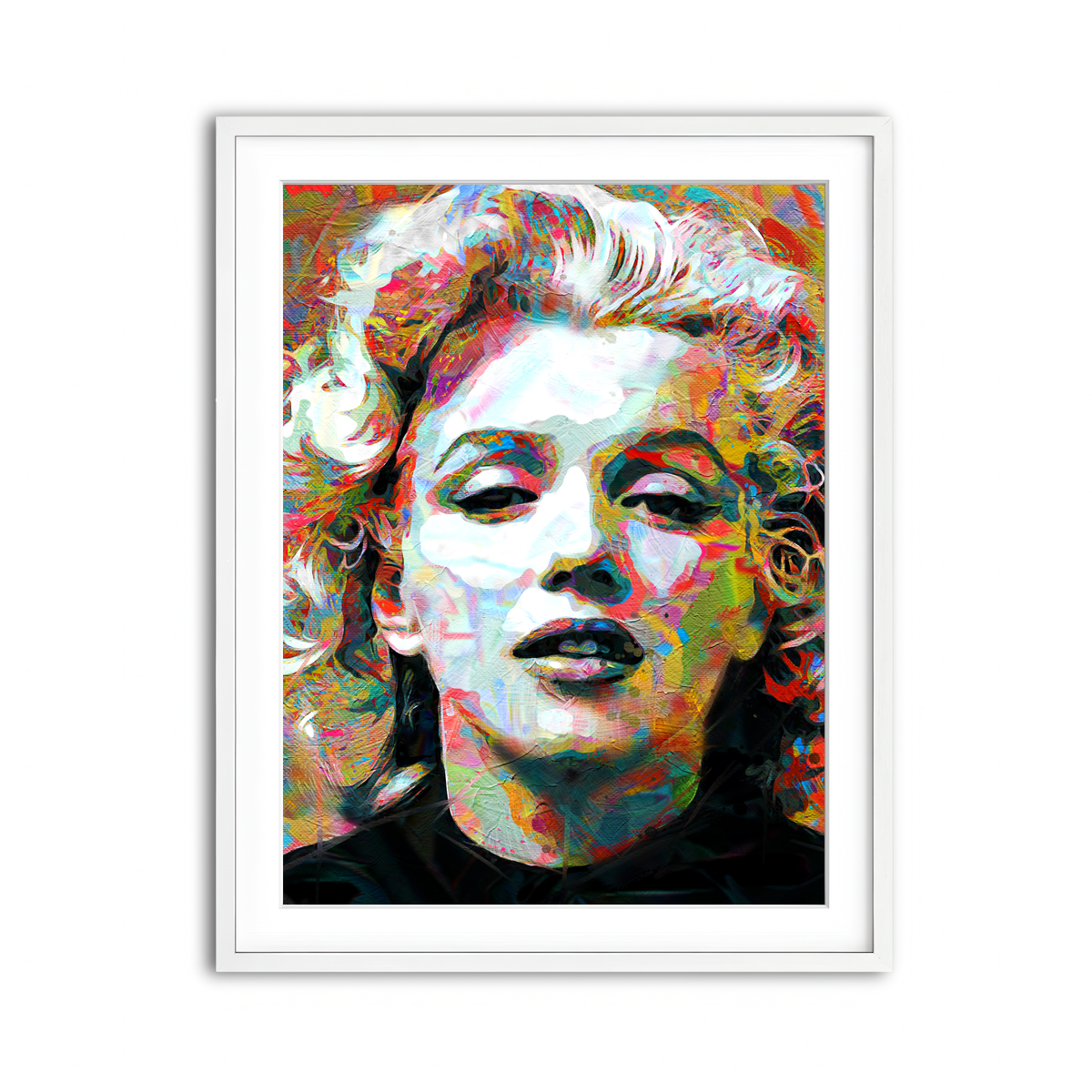 Framed Print 3x4 White