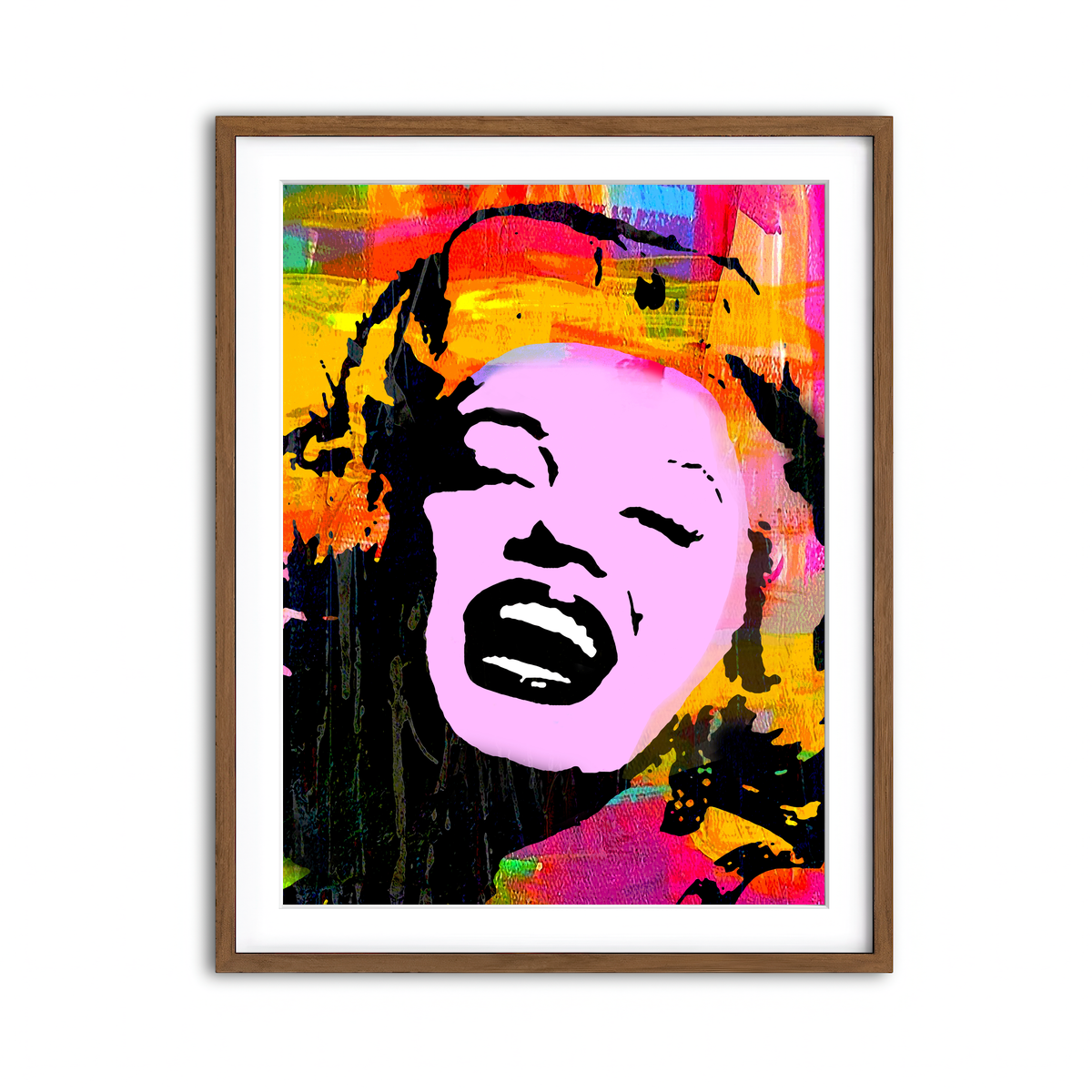 Framed Print 3x4 Walnut